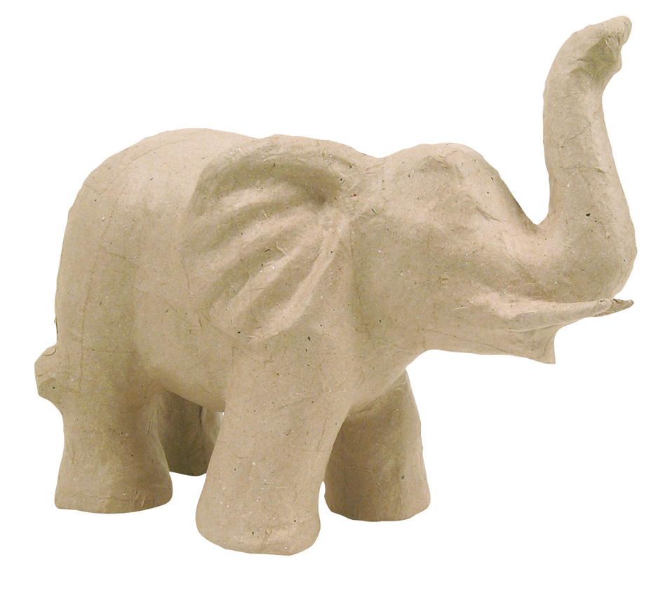 décopatch Pappmaché-Figur , Elefant 2, , 170 mm von décopatch