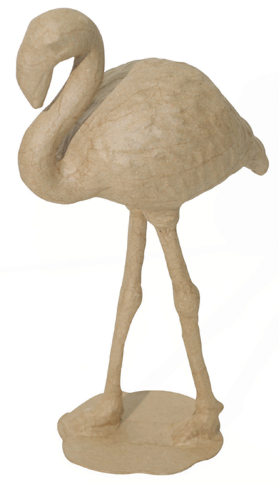 décopatch Pappmaché-Figur , Flamingo, , 270 mm von décopatch