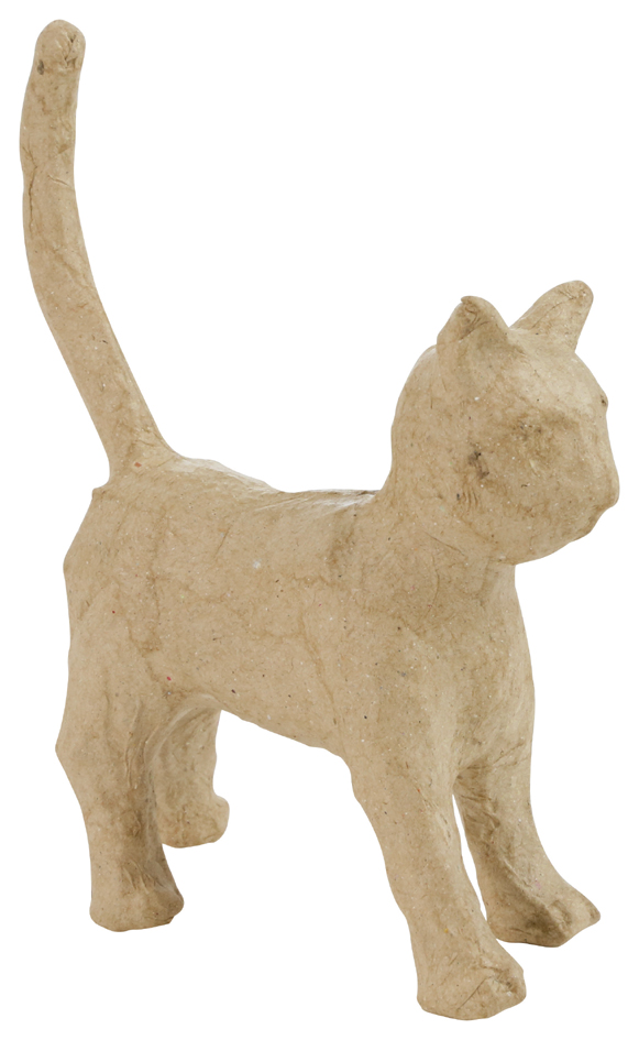 décopatch Pappmaché-Figur , Katze, , 130 mm von décopatch