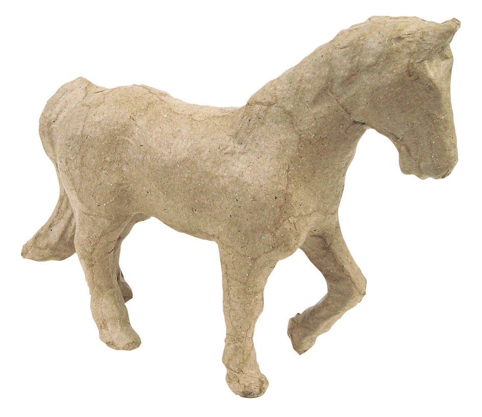 décopatch Pappmaché-Figur , Pferd, , 110 mm von décopatch