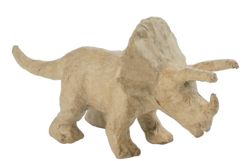 décopatch Pappmaché-Figur , Triceratops, , 90 mm von décopatch