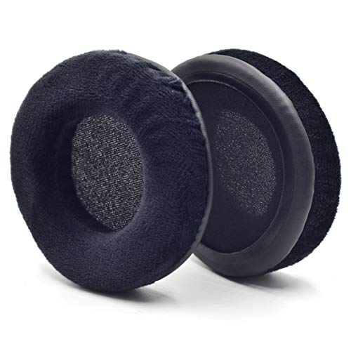 Defean 60 ~ 120 mm exquisite Velours-Ohrpolster aus weichem Schaumstoff – geeignet für viele andere große Over-Ear-Kopfhörer (schwarz _ 90 mm) von defean