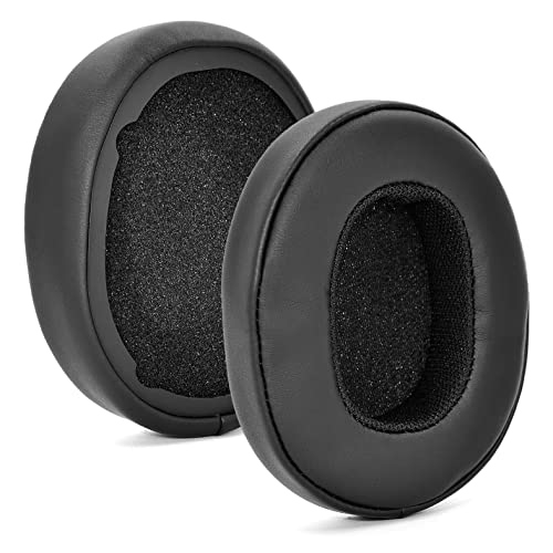 Hesh3 Ear Ads – defean QuickFit Ersatz-Ohrpolster, kompatibel mit Skullcandy Crusher / Evo / Hesh 3 Kopfhörern, Venue Wireless ANC, Over-Ear-Kopfhörer, geräuschisolierender Schaumstoff (schwarz) von defean