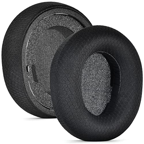 Nova Pro Wireless Earpads - defean Ersatz Ohrpolster Ohrpolster Kompatibel mit Steelseries Arctis Nova Pro Wireless Kopfhörern (Schwarz Atmungsaktives Stoff) von defean