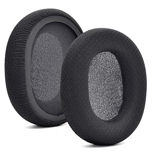 Arctis 3/5 / 7/9 Replacement Black Fabric Ear Pads Cushion Compatible with SteelSeries Arctis 3 / Arctis 5 / Arctis 7 Arctis 9 / Arctis 1 / Arctis pro Lossless Wireless Gaming Headset Headphone von defean