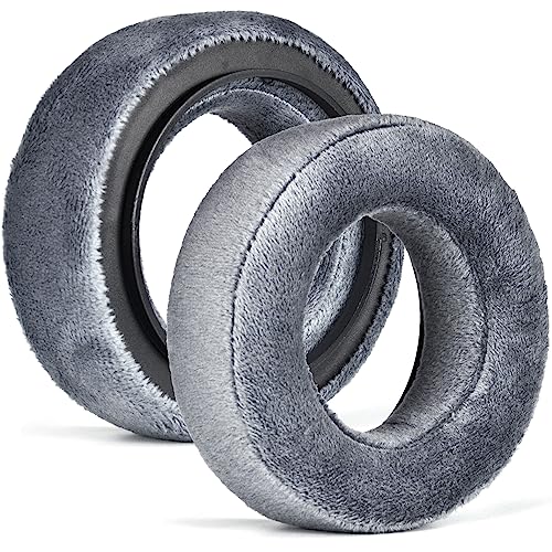 defean Ersatz-Ohrpolster, kompatibel mit Beyerdynamic DT700 Prox DT900 Prox Kopfhörer, nicht passend für DT770, DT880, DT990 (graues Velour) von defean