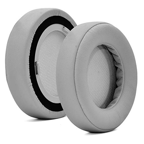 defean Ersatz-Ohrpolster für Virtuoso RGB – Ohrpolster mit integrierter Kunststoff-Schnalle, kompatibel Corsair Wireless SE Gaming-Headset-Reparaturteilen (grau) von defean