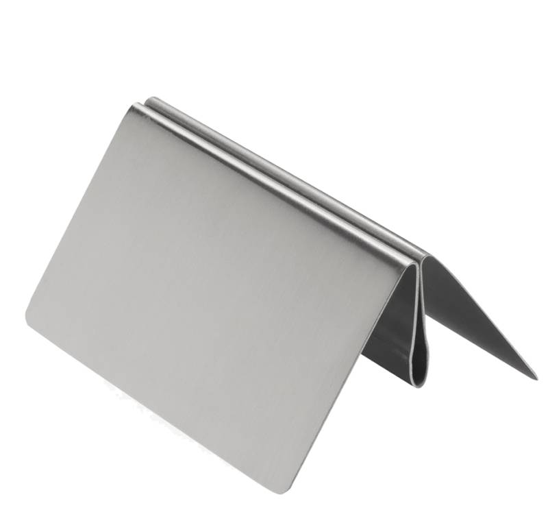 deflecto Tischaufsteller, Edelstahl, 100 x 50 x 58 mm von deflecto