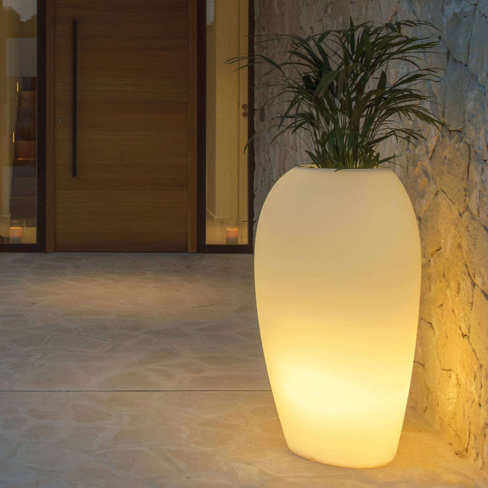 Dekolampe Storus V LED RGB+CCT bepflanzbar weiß Dekolampe Storus V LED RGB+CCT bepflanzbar weiß von degardo