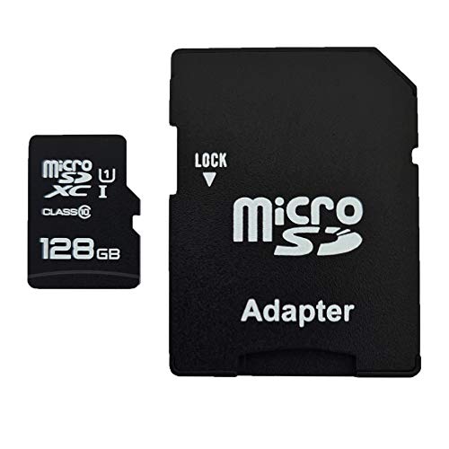 dekoelektropunktde 128GB MicroSDXC Speicherkarte mit Adapter Class 10 kompatibel für Honor Play 3, 10 Lite, 20 Lite, 8S, Play 8A, 20i, 8A ProSDHC High Speed UHS-1 von dekoelektropunktde
