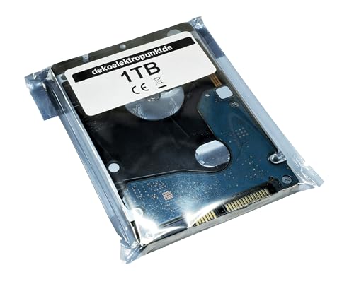 dekoelektropunktde 1TB HDD Festplatte passend für Toshiba Qosmio G30 HD-DVD (PQG32) (SATA3 5400RPM) von dekoelektropunktde