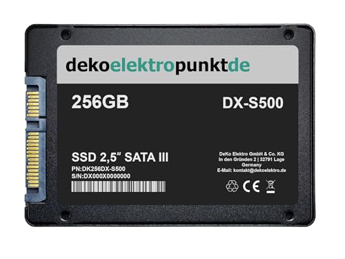 dekoelektropunktde 256GB SSD Festplatte passend für Gigabyte X470 AORUS Gaming 7 WIFI-50 Mainboard, Alternatives Ersatzteil 2,5" Zoll SATA3 dekoelektropunktde 256GB SSD Festplatte passend für Gigabyte X470 AORUS Gaming 7 WIFI-50 Mainboard, Alternatives Ersatzteil 2,5" Zoll SATA3 von dekoelektropunktde