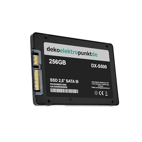 dekoelektropunktde 256GB SSD Festplatte passend für Asus V2S-4Q045E V6800VA V6800V-LP V6J V6J-1A von dekoelektropunktde