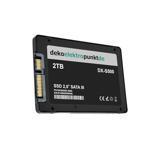 dekoelektropunktde 2TB SSD Festplatte kompatibel mit Asus V2S-4Q045E V6800VA V6800V-LP V6J V6J-1A von dekoelektropunktde
