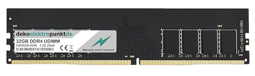 dekoelektropunktde 32GB RAM Speicher passend für Dell Precision 5820 Tower (Intel Core i9 CPU), DDR4 UDIMM von dekoelektropunktde