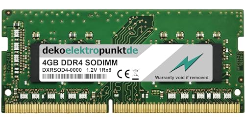 dekoelektropunktde 4GB DDR4 2666Mhz Ersatz RAM kompatibel für Synology RS820RP+, RS820+, DS920+, DS720+, DS420+, DS220+, DS2419+, DS2419+II, DS1819+, DVA3219, DS1618+ von dekoelektropunktde