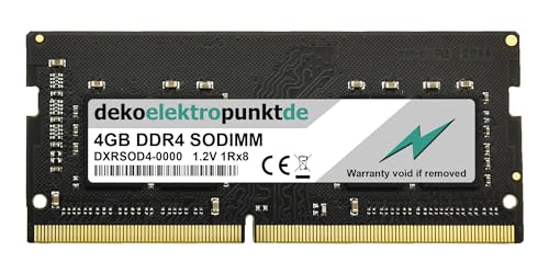 dekoelektropunktde 4GB RAM Speicher passend für HP-Compaq Omen 15-dc0003nc DDR4 SO-DIMM PC4 von dekoelektropunktde