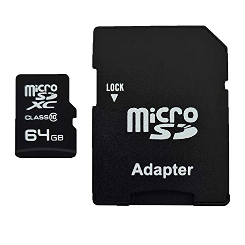 dekoelektropunktde 64GB MicroSDXC Speicherkarte mit Adapter Class 10 kompatibel für Nikon D300S D600 D5100 D3500 von dekoelektropunktde