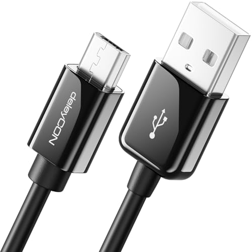 deleyCON 0,5m Micro USB Ladekabel Datenkabel Kompatibel für Android Handys Smartphones Tablets MP3 Player Kameras uvm. - Schwarz deleyCON 0,5m Micro USB Ladekabel Datenkabel Kompatibel für Android Handys Smartphones Tablets MP3 Player Kameras uvm. - Schwarz von deleyCON