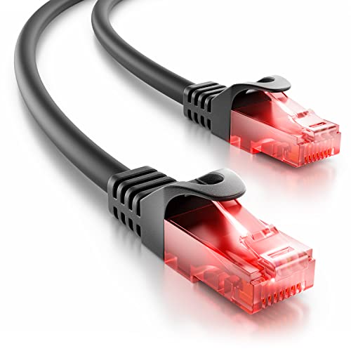 deleyCON 15m CAT6 Outdoor Patchkabel Netzwerkkabel - 250 MHz AWG 24 - für Außenbereich UV Resistent Witterungsbeständig LDPE Mantel - Schwarz deleyCON 15m CAT6 Outdoor Patchkabel Netzwerkkabel - 250 MHz AWG 24 - für Außenbereich UV Resistent Witterungsbeständig LDPE Mantel - Schwarz von deleyCON