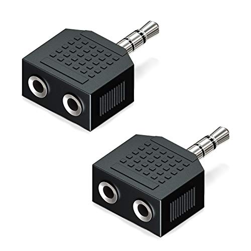deleyCON 2 Stück 3,5mm Klinke Stereo Audio Adapter Verteiler 1x 3,5mm Klinke Stecker zu 2X 3,5mm Klinke Buchse Klinken Splitter Weiche HiFi Receiver Heimkino deleyCON 2 Stück 3,5mm Klinke Stereo Audio Adapter Verteiler 1x 3,5mm Klinke Stecker zu 2X 3,5mm Klinke Buchse Klinken Splitter Weiche HiFi Receiver Heimkino von deleyCON