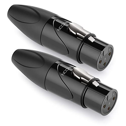deleyCON 2 Stück XLR Audio Adapter Konfektionierbar XLR Buchse auf XLR Roh Anschluss für XLR Kabel und Geräte Lautsprecher Mikrofon Mischpult Musikinstrument Tonstudio deleyCON 2 Stück XLR Audio Adapter Konfektionierbar XLR Buchse auf XLR Roh Anschluss für XLR Kabel und Geräte Lautsprecher Mikrofon Mischpult Musikinstrument Tonstudio von deleyCON