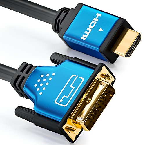 deleyCON 3,0m HDMI zu DVI Kabel High Speed - 1080p Full-HD 3D Ready - HDMI auf DVI Monitorkabel deleyCON 3,0m HDMI zu DVI Kabel High Speed - 1080p Full-HD 3D Ready - HDMI auf DVI Monitorkabel von deleyCON
