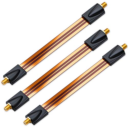 deleyCON 3x Fensterdurchführungen SAT Kabel 17cm Flexibel 26cm Länge Kupplung Fenster & Türen Vergoldet Extrem Flach Geschirmt Klebepads - Kupfer deleyCON 3x Fensterdurchführungen SAT Kabel 17cm Flexibel 26cm Länge Kupplung Fenster & Türen Vergoldet Extrem Flach Geschirmt Klebepads - Kupfer von deleyCON