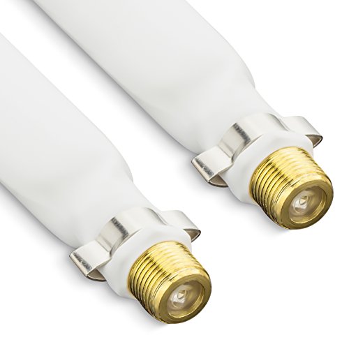 deleyCON Fensterdurchführung SAT Kabel 21,5cm Länge 16cm flexibel Kupplung Fenster & Türen Extrem flach 2mm geschirmt 2 Stück - Weiß deleyCON Fensterdurchführung SAT Kabel 21,5cm Länge 16cm flexibel Kupplung Fenster & Türen Extrem flach 2mm geschirmt 2 Stück - Weiß von deleyCON