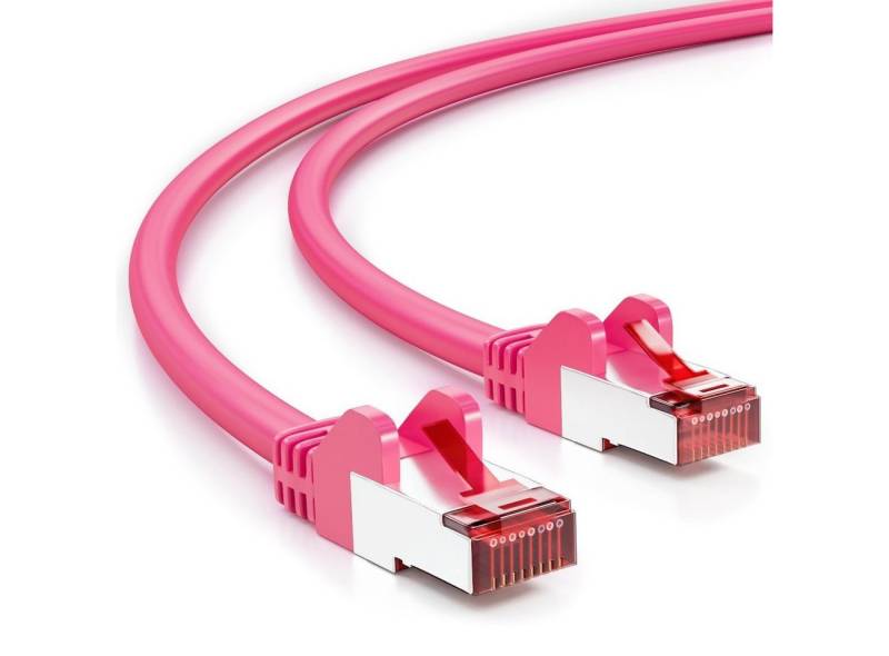 deleyCON deleyCON 0,25m CAT6 Patchkabel S-FTP PIMF Netzwerkkabel Ethernetkabel LAN-Kabel von deleyCON