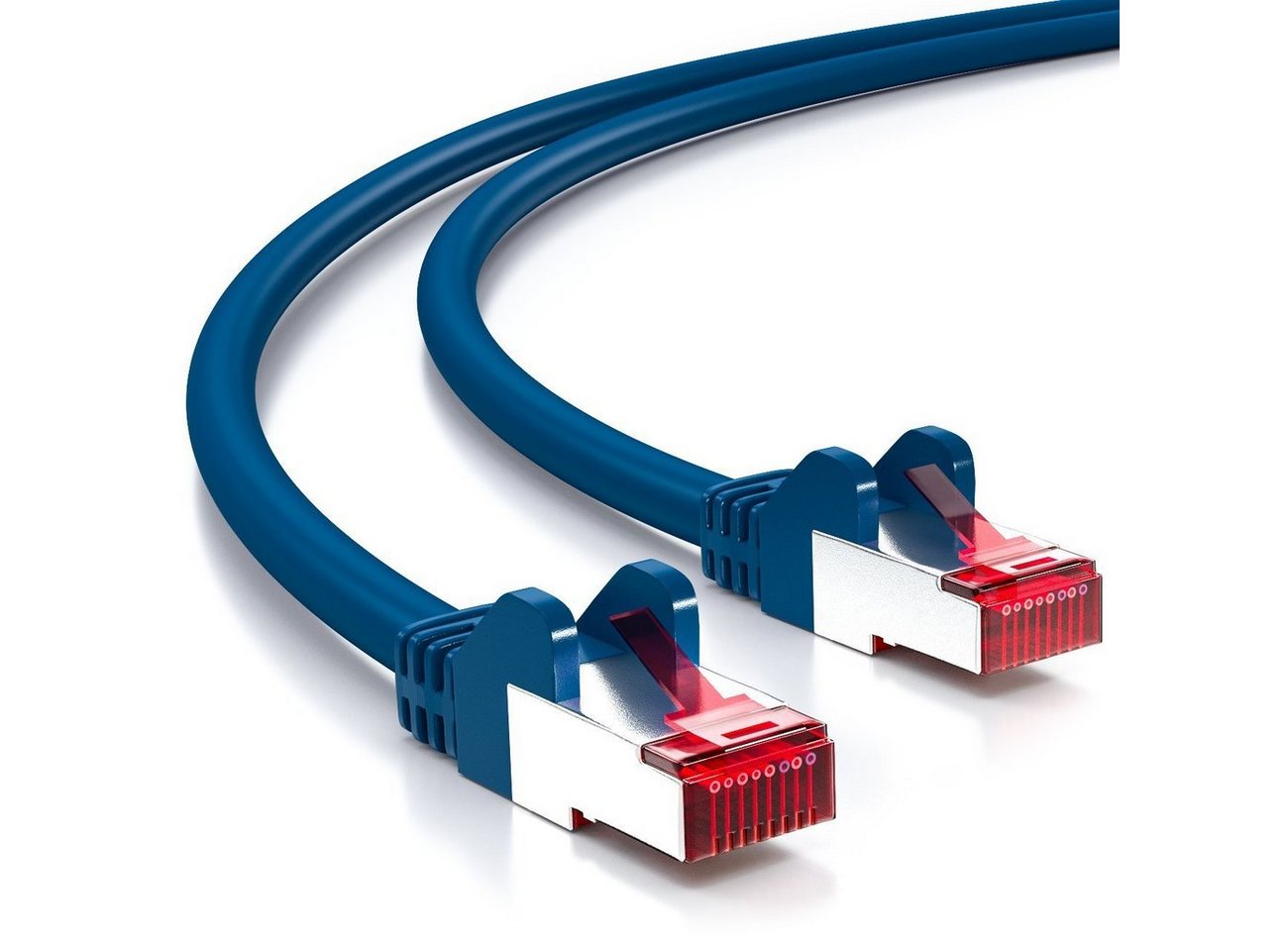 deleyCON deleyCON 0,5m CAT6 Patchkabel S-FTP PIMF Netzwerkkabel Ethernetkabel LAN-Kabel von deleyCON