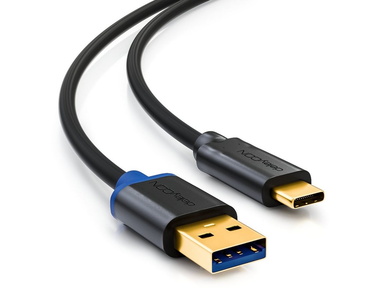 deleyCON deleyCON 0,5m USB C Kabel Datenkabel Ladekabel USB 3.0 USB-A zu USB-C Smartphone-Kabel deleyCON deleyCON 0,5m USB C Kabel Datenkabel Ladekabel USB 3.0 USB-A zu USB-C Smartphone-Kabel von deleyCON