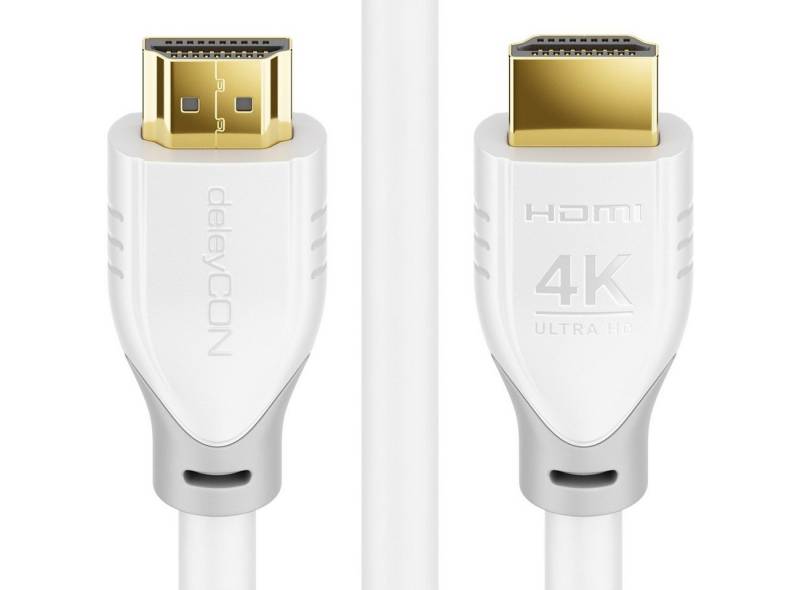 deleyCON deleyCON 1,5m HDMI HDR10+ UHD 4K@60Hz YUV 4:4:4 HDCP 2.2 3D ARC Dolby HDMI-Kabel von deleyCON