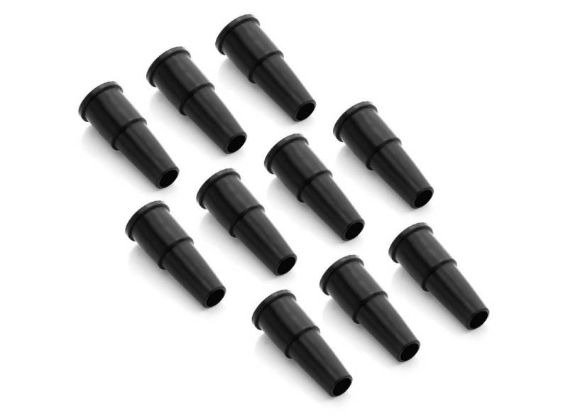 deleyCON deleyCON 10 Gummitüllen Kabelschutz Isolierkappe F-Stecker SAT-Kabel von deleyCON