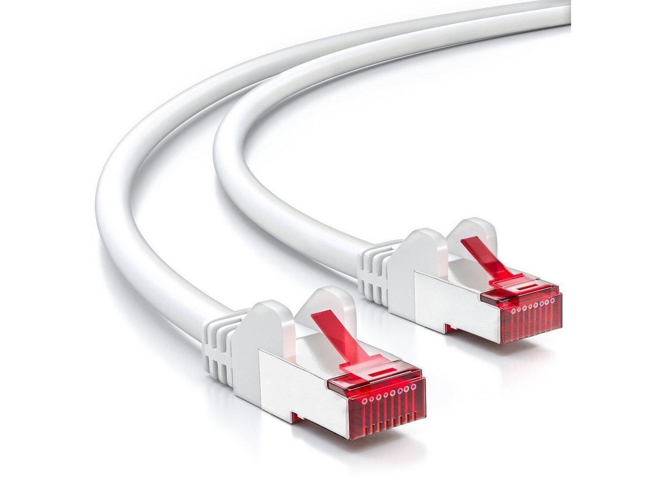 deleyCON deleyCON 10m CAT6 Patchkabel S-FTP PIMF Netzwerkkabel Ethernetkabel - LAN-Kabel von deleyCON