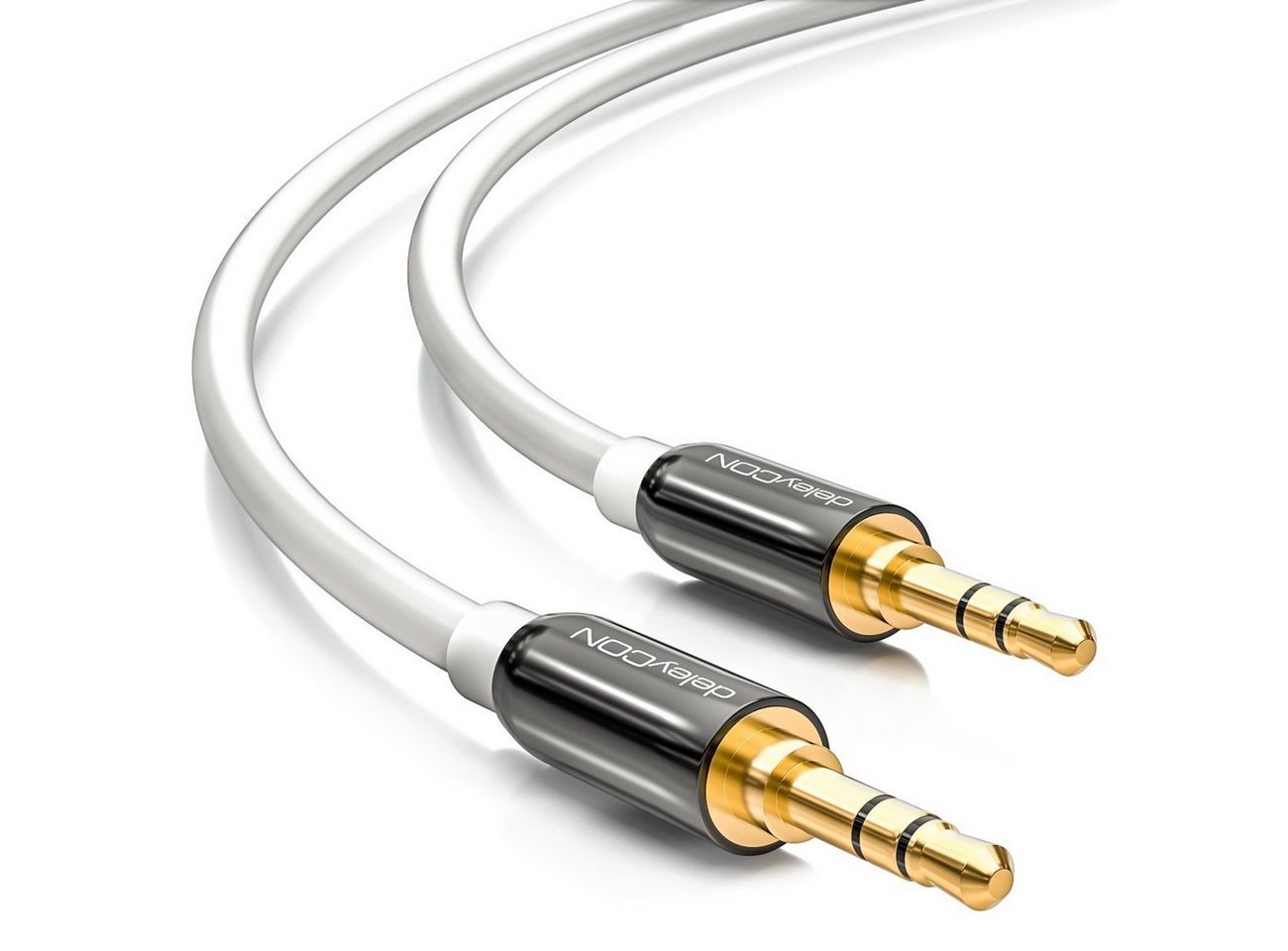 deleyCON deleyCON 15m Klinkenkabel 3,5mm AUX Kabel Stereo Audio Kabel 2x Audio-Kabel deleyCON deleyCON 15m Klinkenkabel 3,5mm AUX Kabel Stereo Audio Kabel 2x Audio-Kabel von deleyCON
