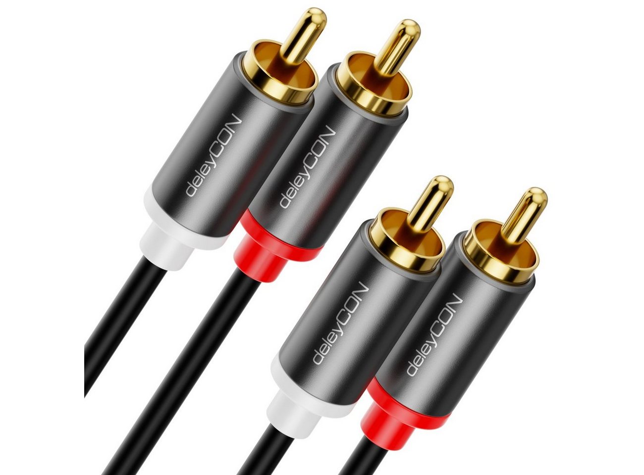 deleyCON deleyCON 1m Cinch Kabel RCA HiFi Audio Kabel Audiokabel Heimkino Audio- & Video-Kabel deleyCON deleyCON 1m Cinch Kabel RCA HiFi Audio Kabel Audiokabel Heimkino Audio- & Video-Kabel von deleyCON