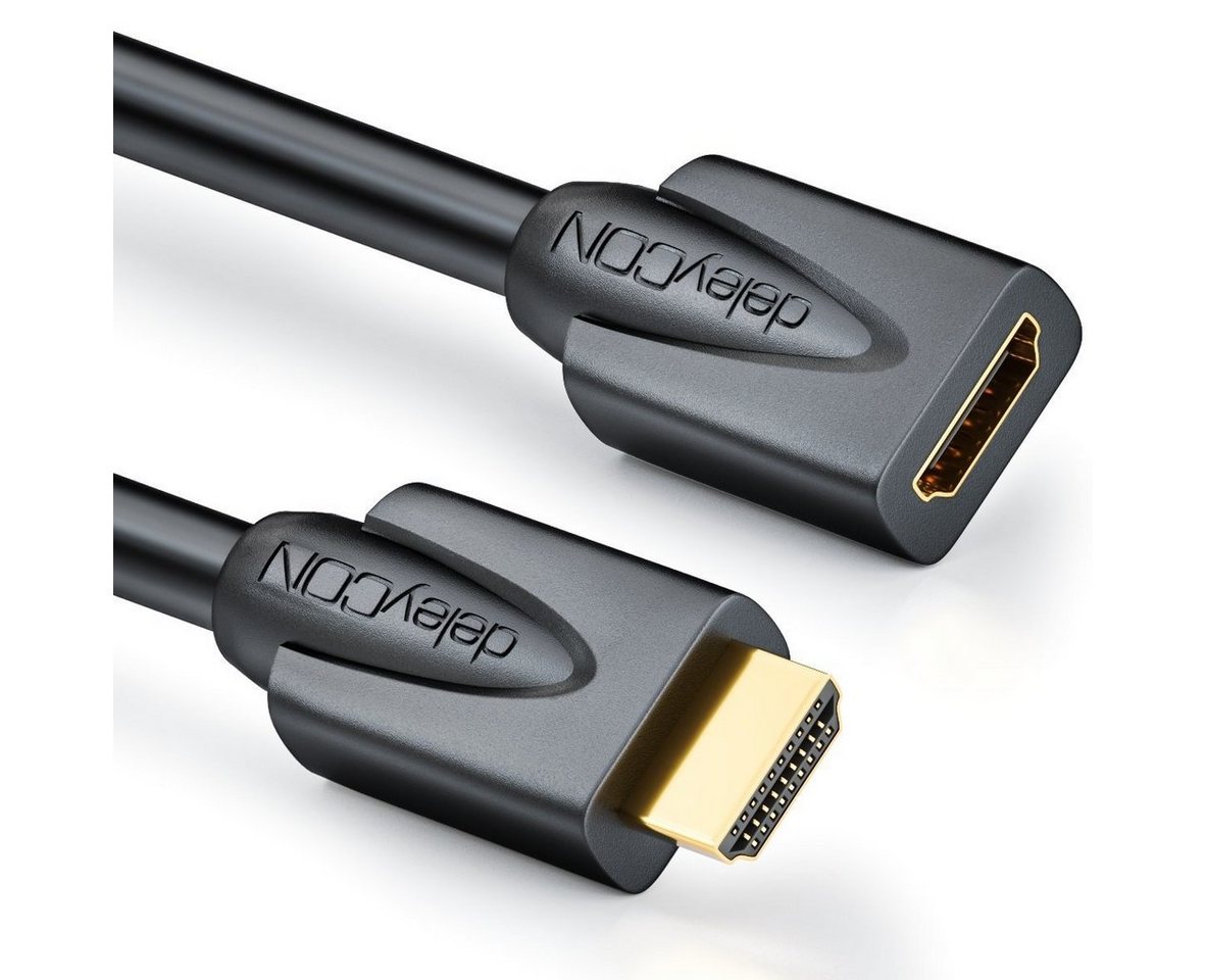deleyCON deleyCON 1m HDMI Verlängerung-kompatibel zu HDMI HDMI-Kabel deleyCON deleyCON 1m HDMI Verlängerung-kompatibel zu HDMI HDMI-Kabel von deleyCON