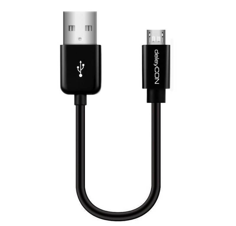 deleyCON deleyCON 1m Micro USB Ladekabel Datenkabel Handys Smartphones Tablets Smartphone-Kabel von deleyCON