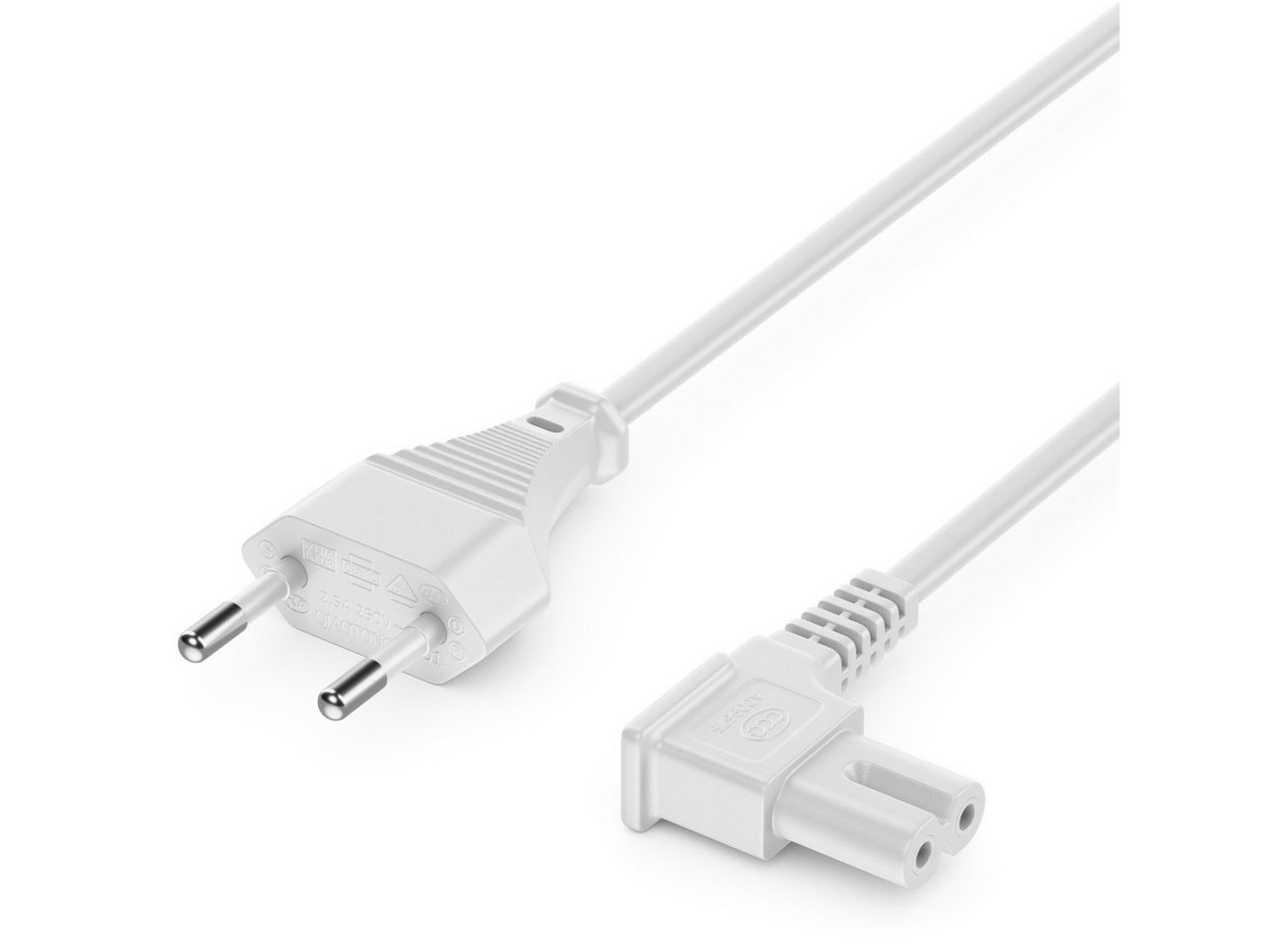 deleyCON deleyCON 1m Netzkabel Stromkabel Eurostecker auf C7 Buchse 90° Stromkabel deleyCON deleyCON 1m Netzkabel Stromkabel Eurostecker auf C7 Buchse 90° Stromkabel von deleyCON
