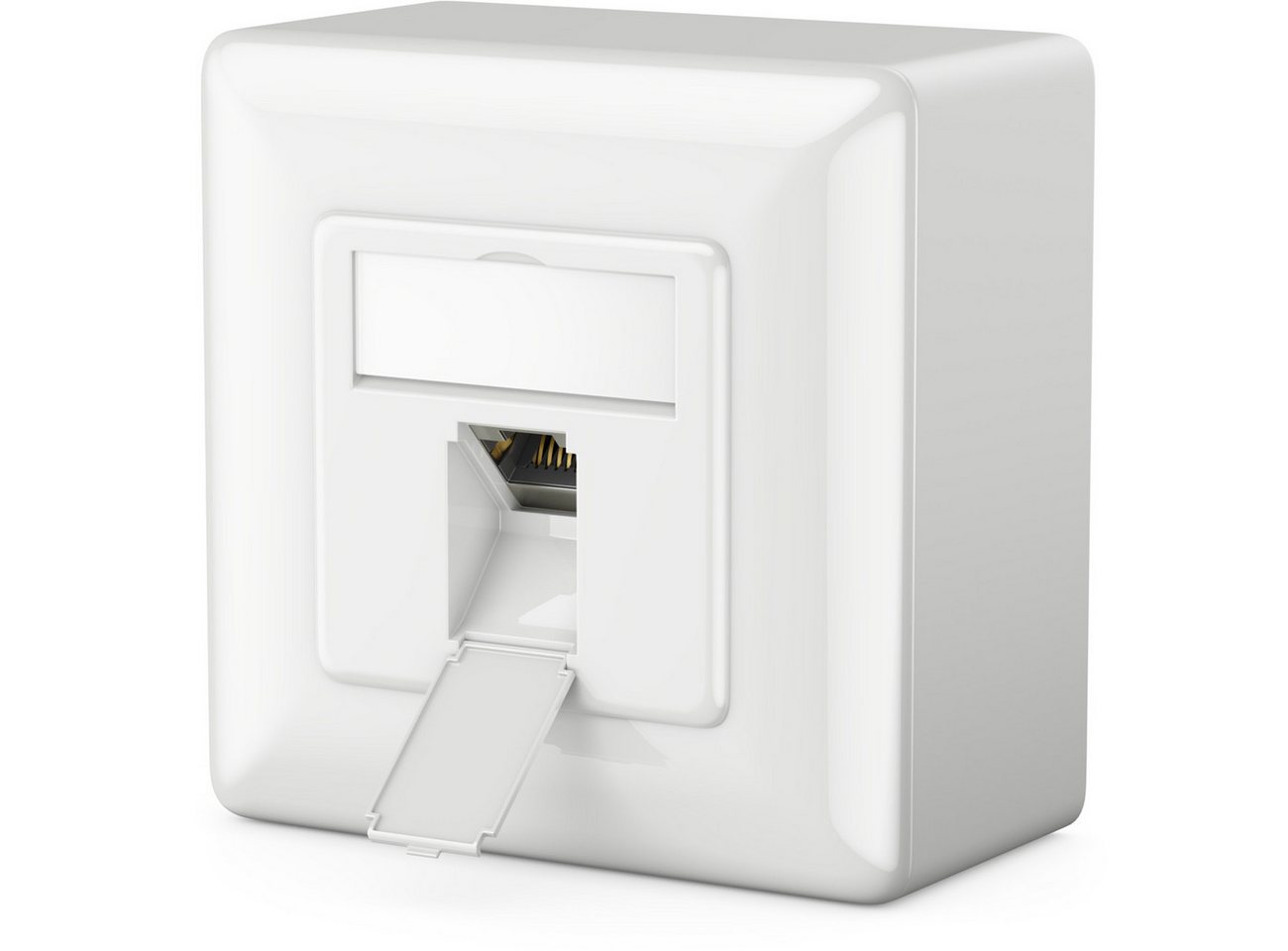 deleyCON deleyCON 1x CAT6a Netzwerkdose 1x RJ45 Port Geschirmt Aufputz Netzwerk-Adapter deleyCON deleyCON 1x CAT6a Netzwerkdose 1x RJ45 Port Geschirmt Aufputz Netzwerk-Adapter von deleyCON