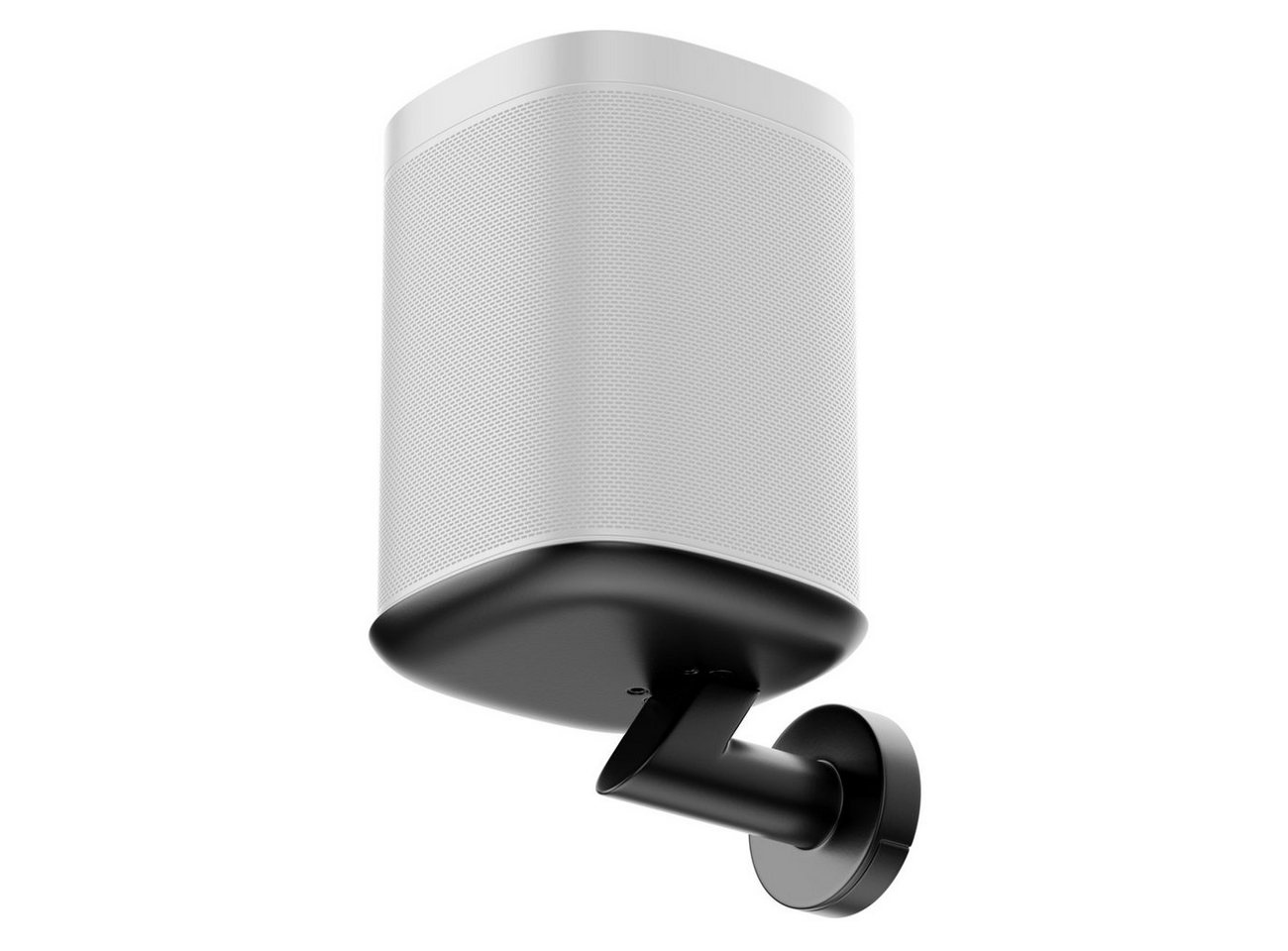deleyCON deleyCON 1x Feste Wandhalterung für SONOS ONE (SL) & Play:1 Metall Lautsprecher-Wandhalterung von deleyCON