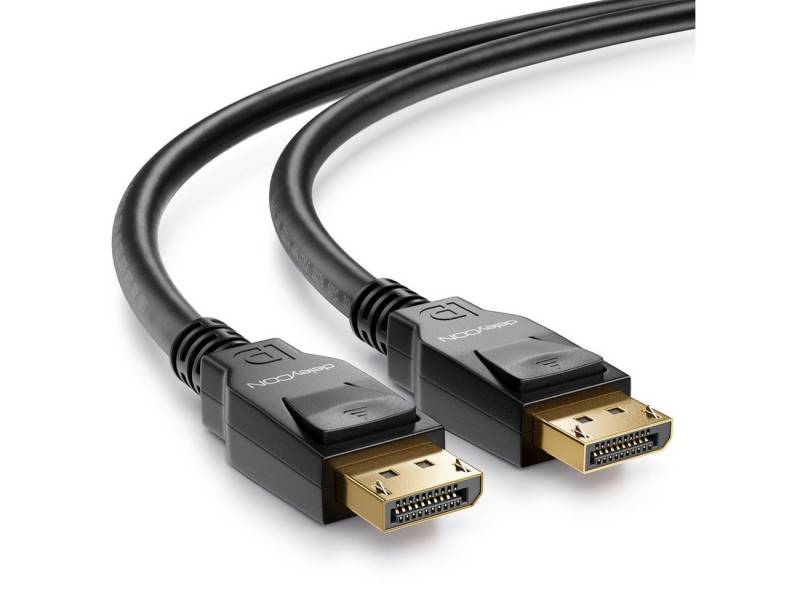 deleyCON deleyCON 2m DisplayPort 8K Kabel 1.4 1080P 4K 8K UHD HBR3 HDR10 DSC Video-Kabel von deleyCON