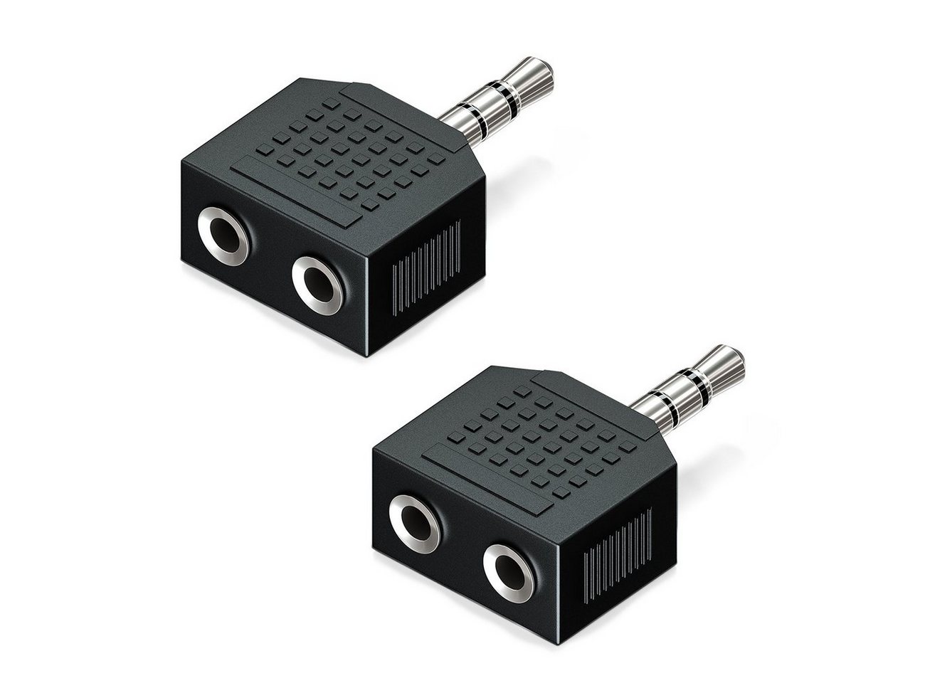 deleyCON deleyCON 2x 3,5mm Klinke Audio Adapter 3,5mm Klinke Stecker zu 2x Notebook-Adapter deleyCON deleyCON 2x 3,5mm Klinke Audio Adapter 3,5mm Klinke Stecker zu 2x Notebook-Adapter von deleyCON