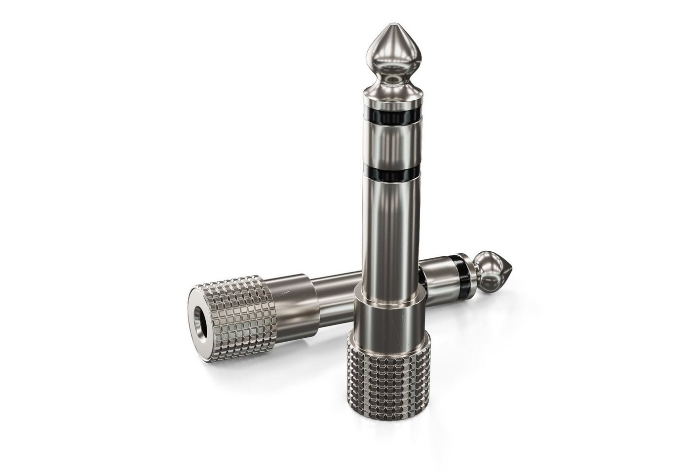deleyCON deleyCON 2x Stereo Audio Klinke Adapter 6,3mm Klinken Stecker auf Audio-Kabel deleyCON deleyCON 2x Stereo Audio Klinke Adapter 6,3mm Klinken Stecker auf Audio-Kabel von deleyCON