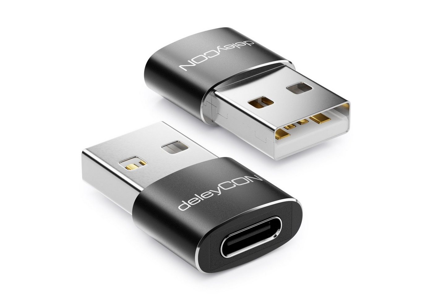 deleyCON deleyCON 2x USB2.0 Mini Adapter USB zu USB C-Buchse Notebook USB-Adapter deleyCON deleyCON 2x USB2.0 Mini Adapter USB zu USB C-Buchse Notebook USB-Adapter von deleyCON