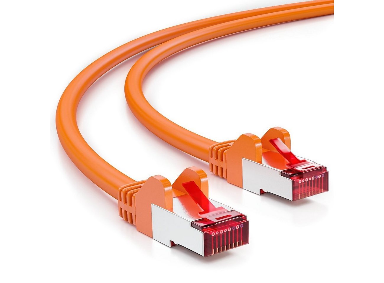deleyCON deleyCON 30m CAT6 Patchkabel S-FTP PIMF Netzwerkkabel Ethernetkabel - LAN-Kabel von deleyCON