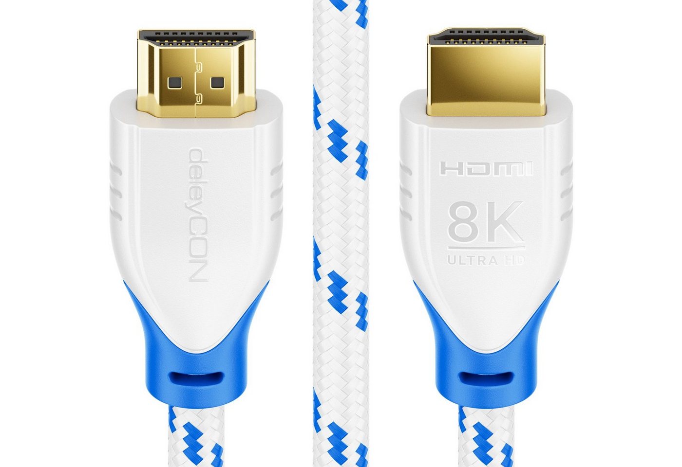 deleyCON deleyCON 3m 8K UHD-2 HDMI 2.1 Nylon Kabel 8K@60Hz 4K@120Hz DTS HDR HDMI-Kabel deleyCON deleyCON 3m 8K UHD-2 HDMI 2.1 Nylon Kabel 8K@60Hz 4K@120Hz DTS HDR HDMI-Kabel von deleyCON
