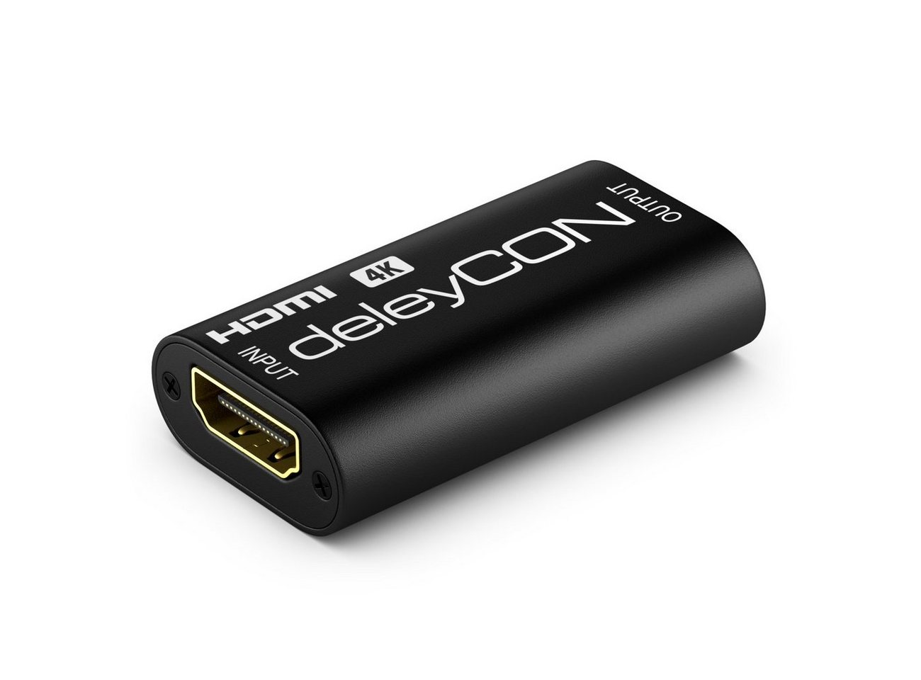 deleyCON deleyCON 4K@60Hz HDMI 2.0 Repeater Signal Verstärker HDCP 2.2 18Gbps HDMI-Kabel von deleyCON
