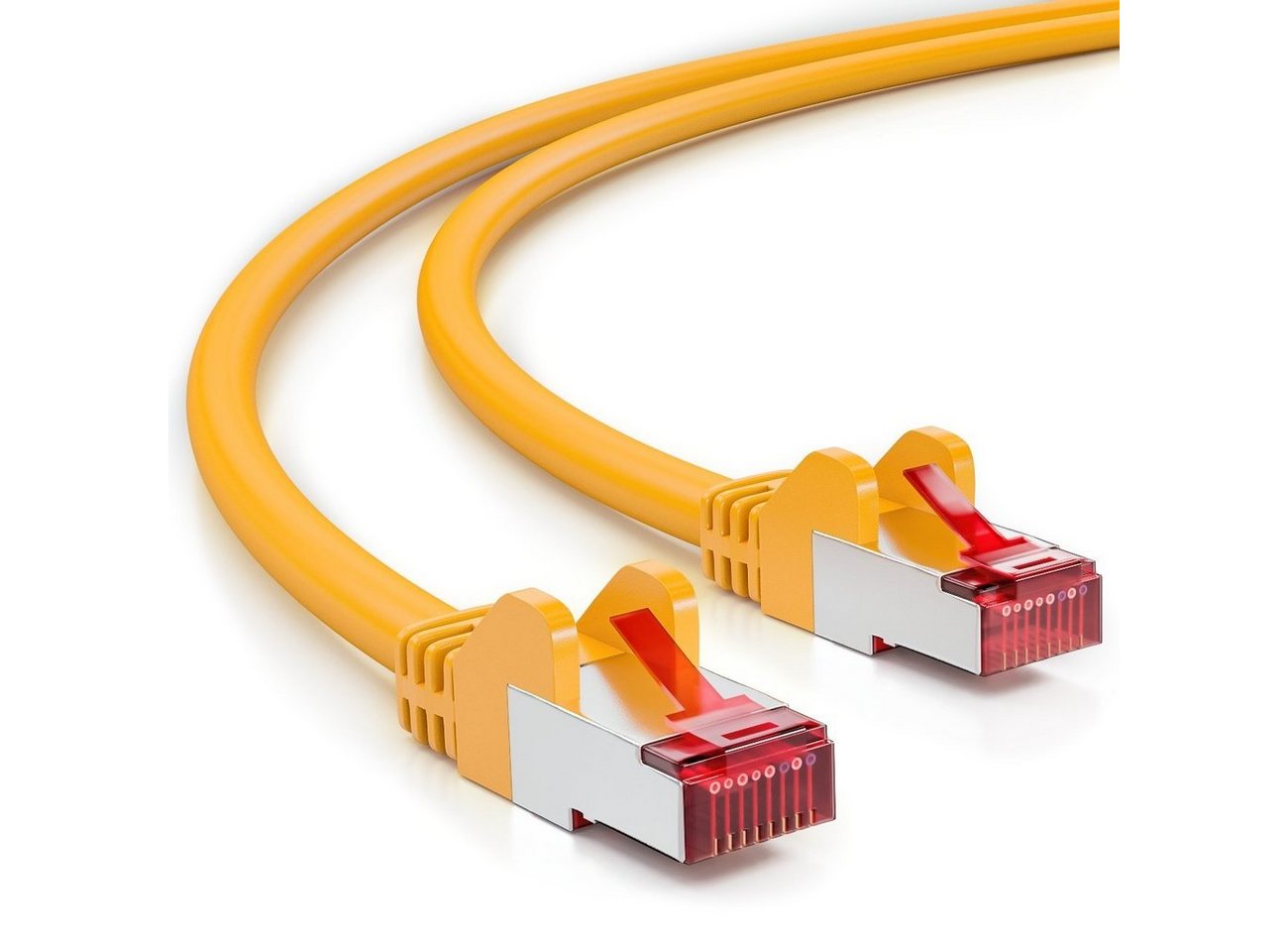 deleyCON deleyCON 50m CAT6 Patchkabel S-FTP PIMF Netzwerkkabel Ethernetkabel - LAN-Kabel von deleyCON